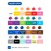 AM CSG24: Amos Silky Gel Crayon 24 Colours